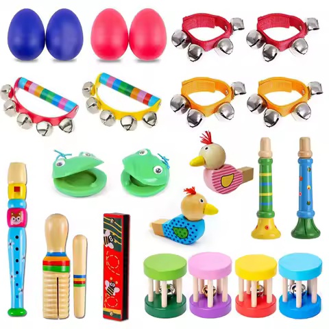 Mini maracas lot carnaval enfants