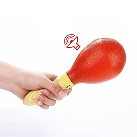 Hochet Orff marteau bois bébé